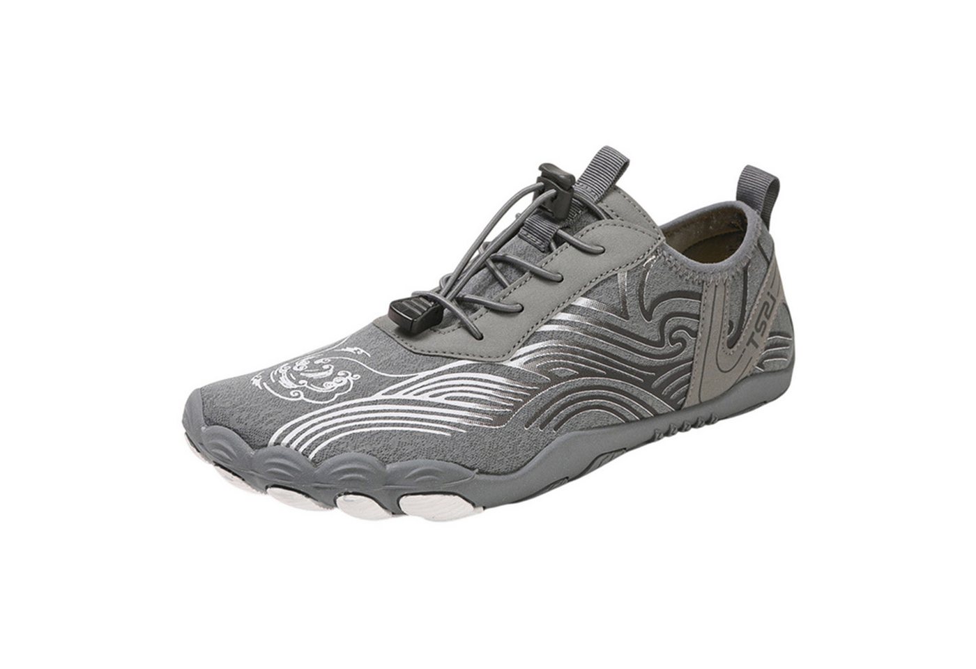 Refttenw Unisex Zehenschuhe SchnellTrocknend Wasserschuhe Surfschuhe Aquaschuhe Barfußschuh Weich Leicht Atmungsaktiv Rutschfeste Badeschuh