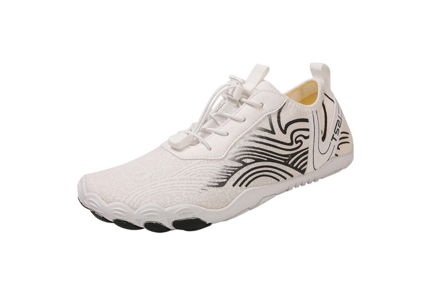 Refttenw Unisex Zehenschuhe SchnellTrocknend Wasserschuhe Surfschuhe Aquaschuhe Barfußschuh Weich Leicht Atmungsaktiv Rutschfeste Badeschuh