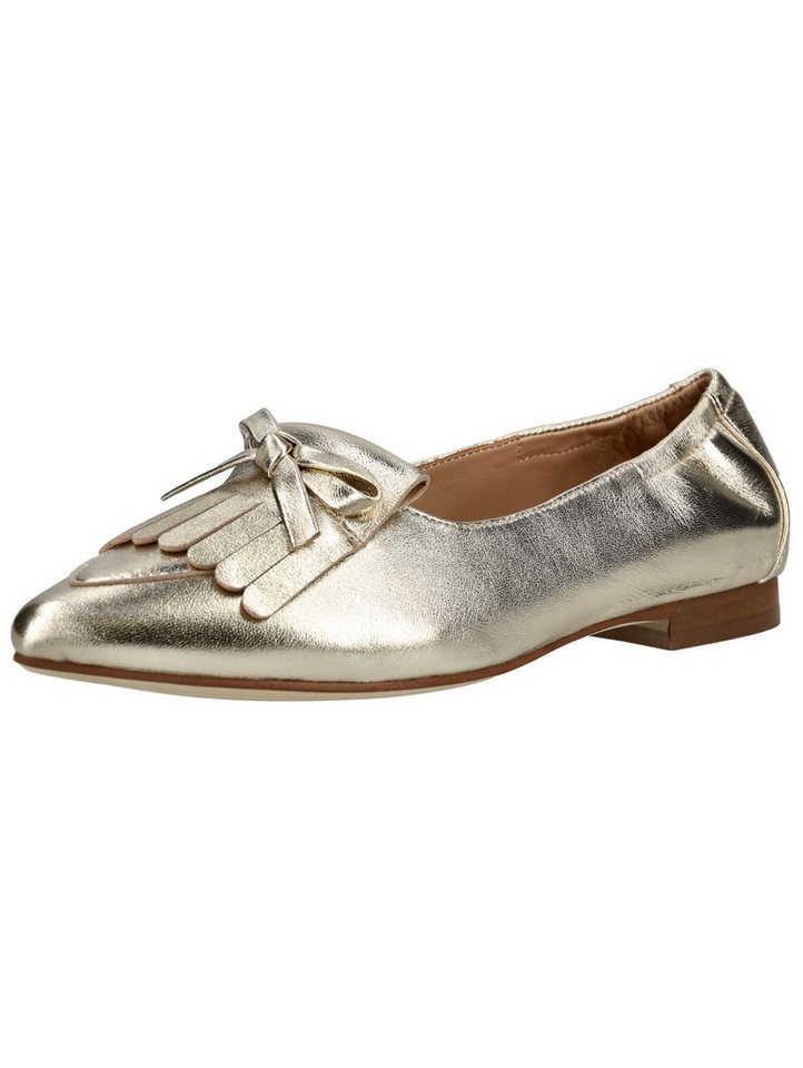 Regarde le Ciel Ballerinas Leder Ballerina (Platin)