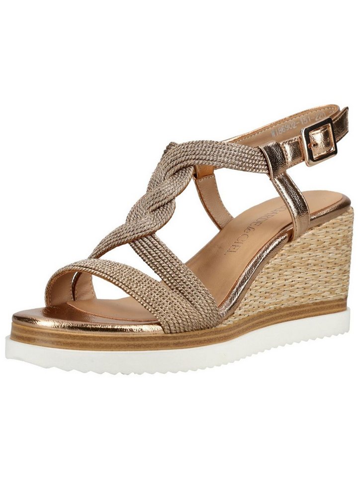 Regarde le Ciel Sandalen Leder Keilsandalette