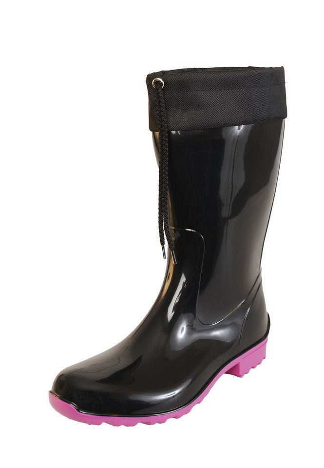 Regenliebe de Fieselregen Gummistiefel mit Stulpe halblang farbenfroh und wasserdicht