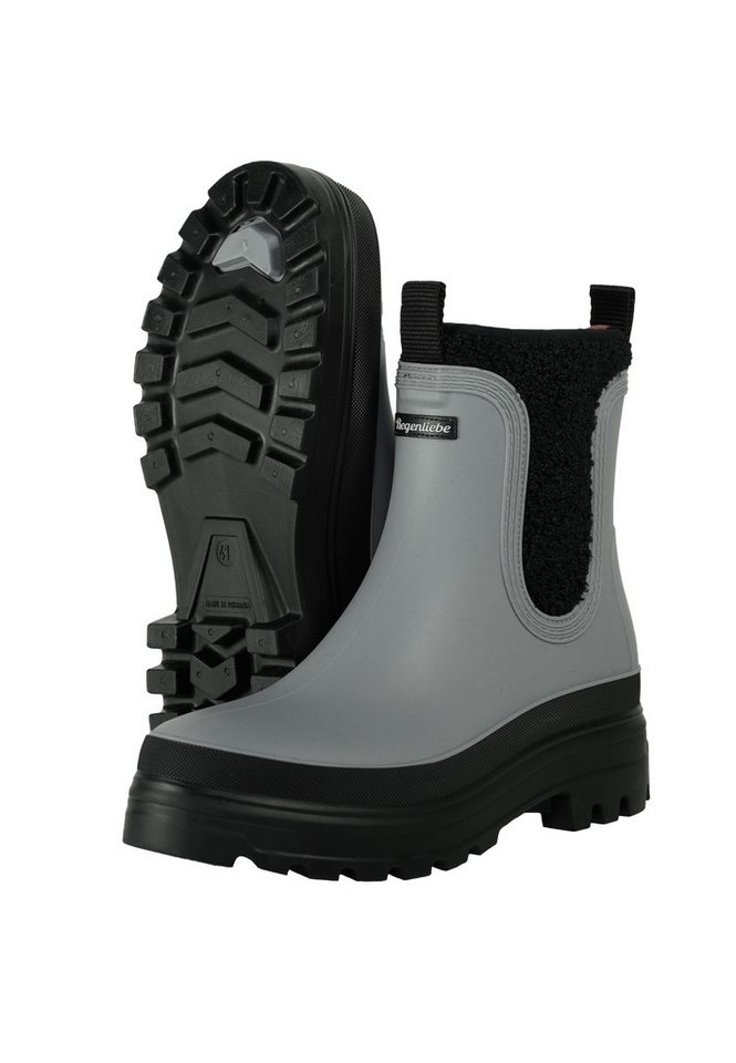 Regenliebe Wölkchen Gummistiefel angenehme und wärmende Stiefelsocke