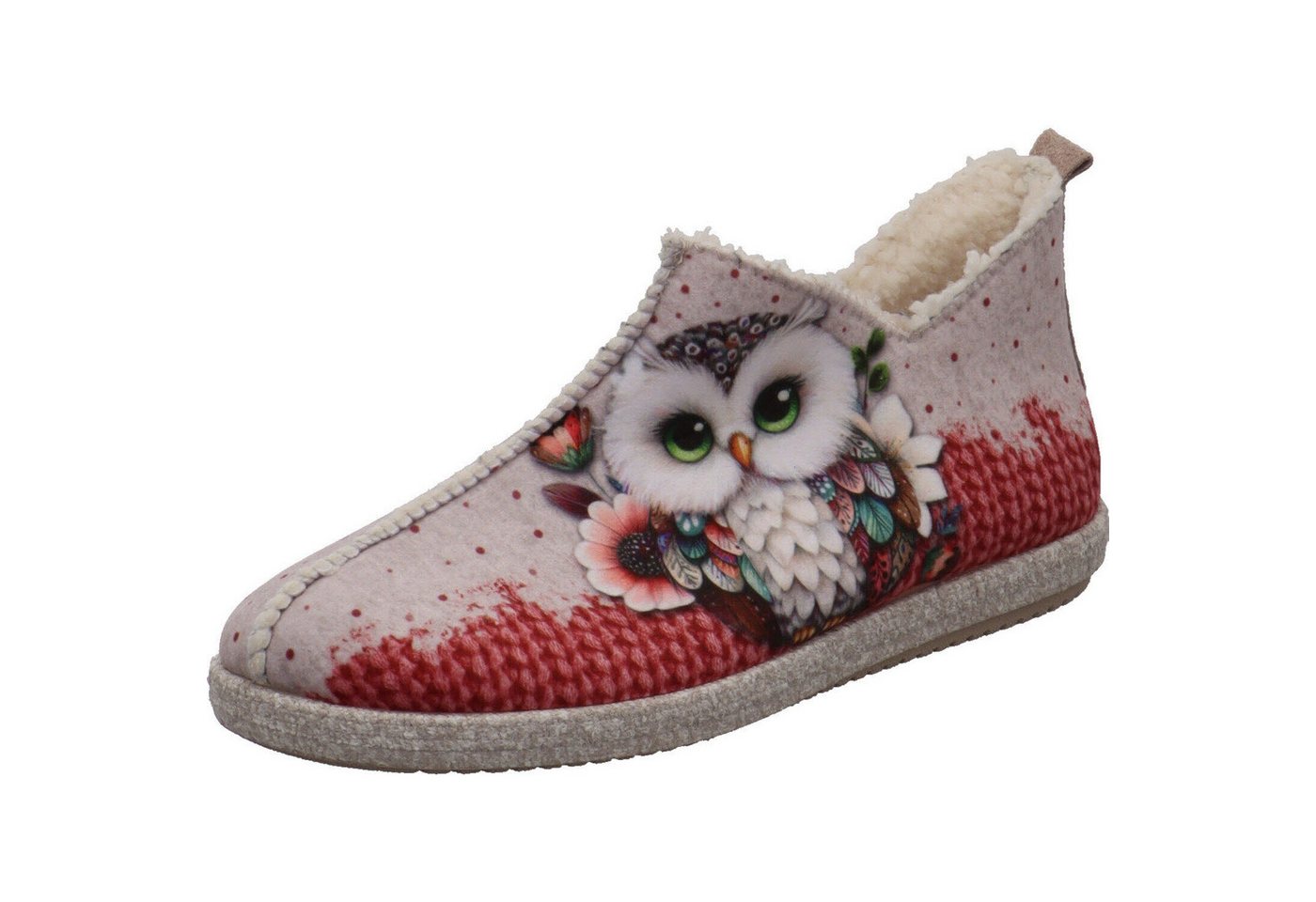 RELAX Eule Hausschuh