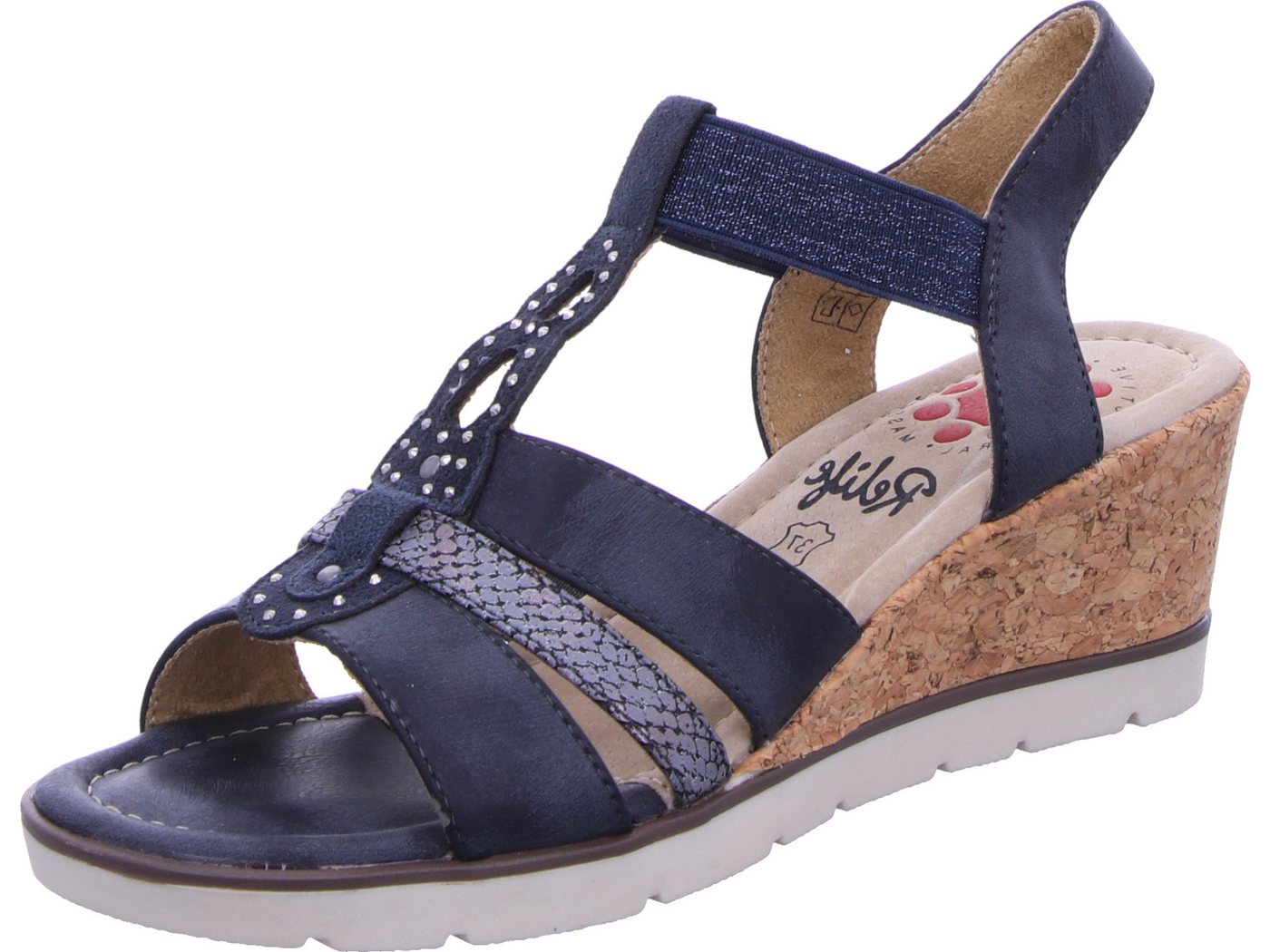 Relife Keilsandalette (blau)