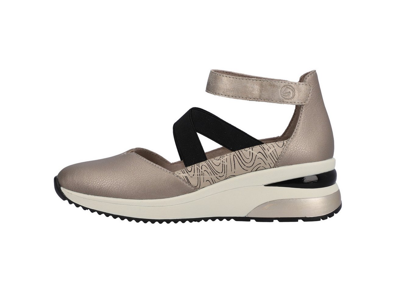 Remonte Ballerina (schwarz/silber)