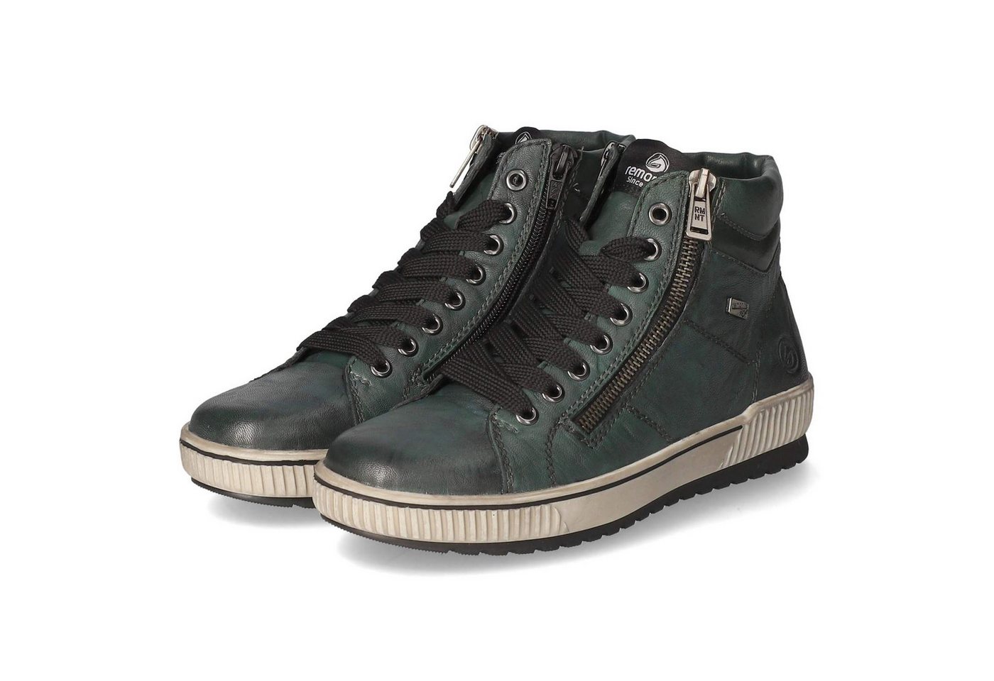 Remonte D0772-54 Damen Leder und Synthetik gruen Winterstiefel