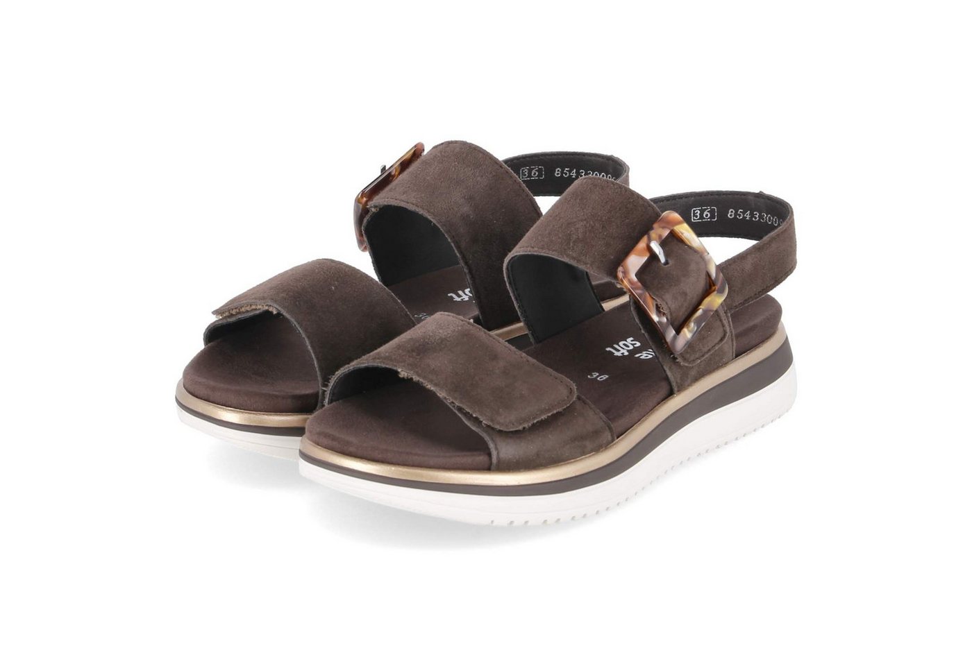 Remonte D1J62-25 Damen Rauleder braun Sandalette