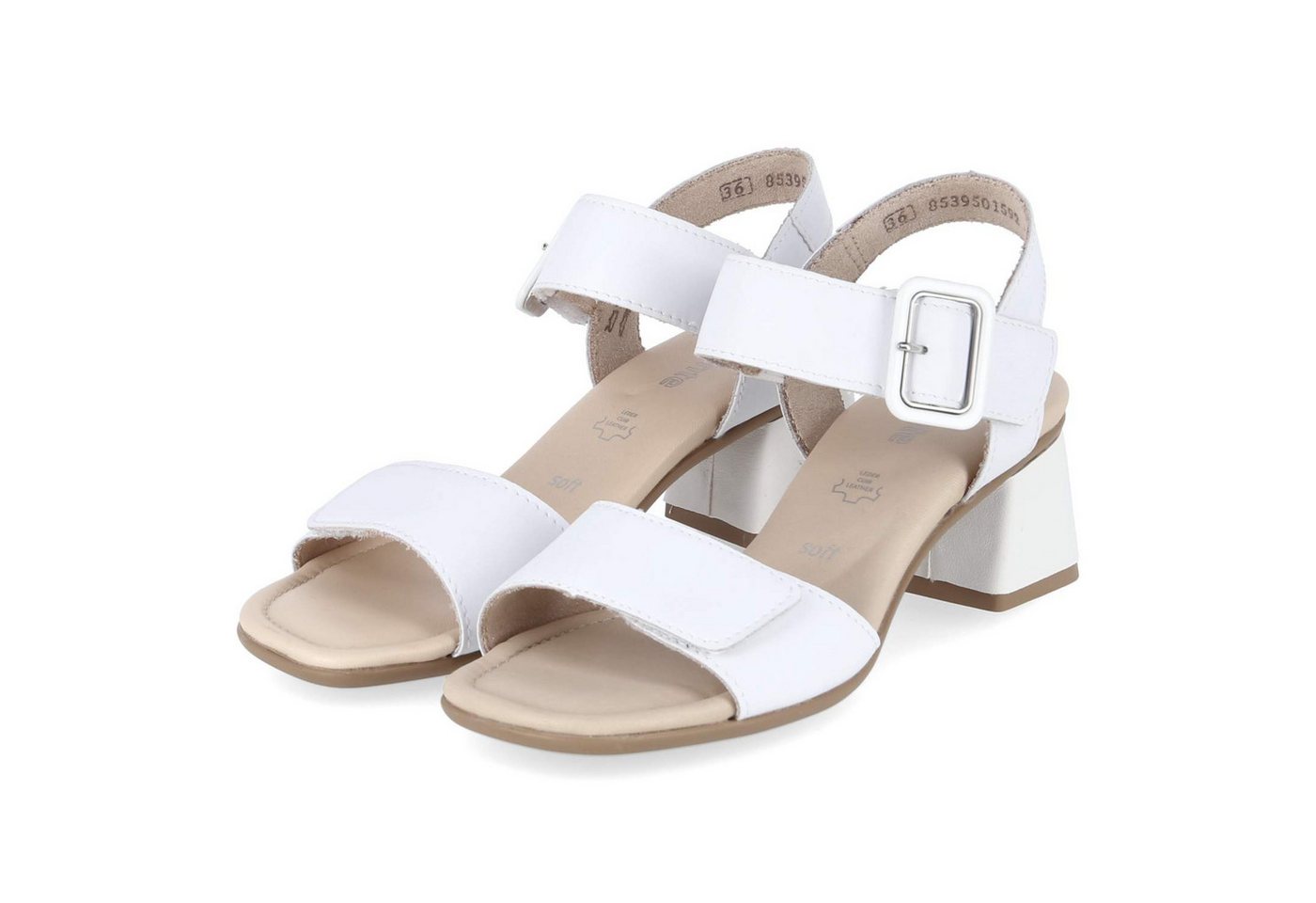 Remonte D1K51-80 Damen Glattleder weiß Sandalette