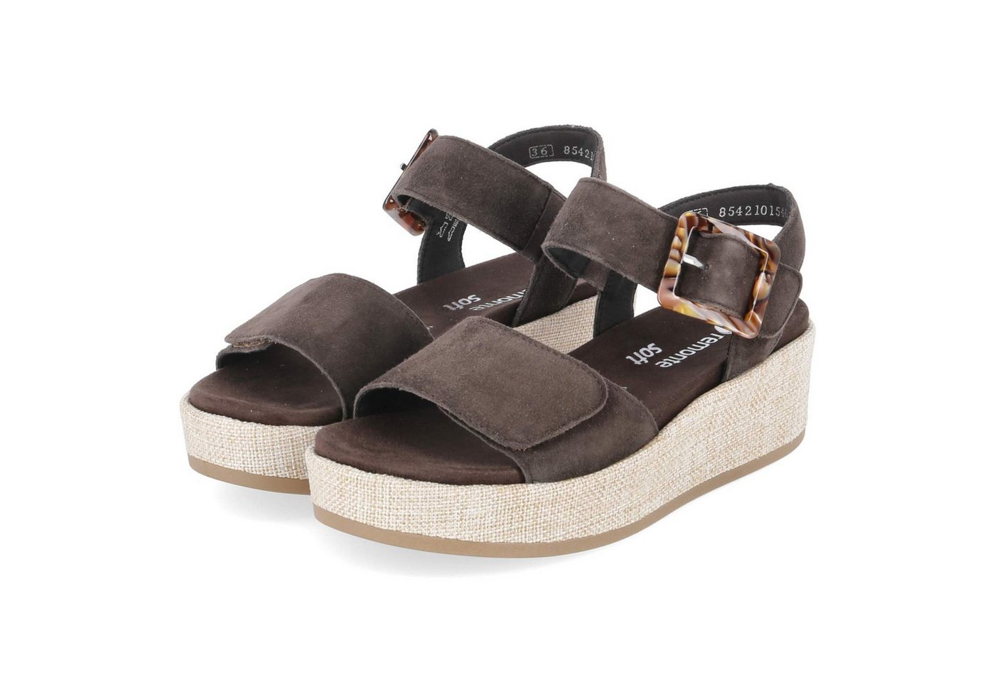 Remonte D1N54-25 Damen Rauleder brown Sandalette