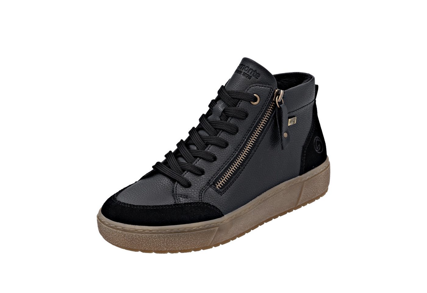 Remonte Plateausneaker Schnürboots, Stiefelette mit wasserabweisender TEX-Membran