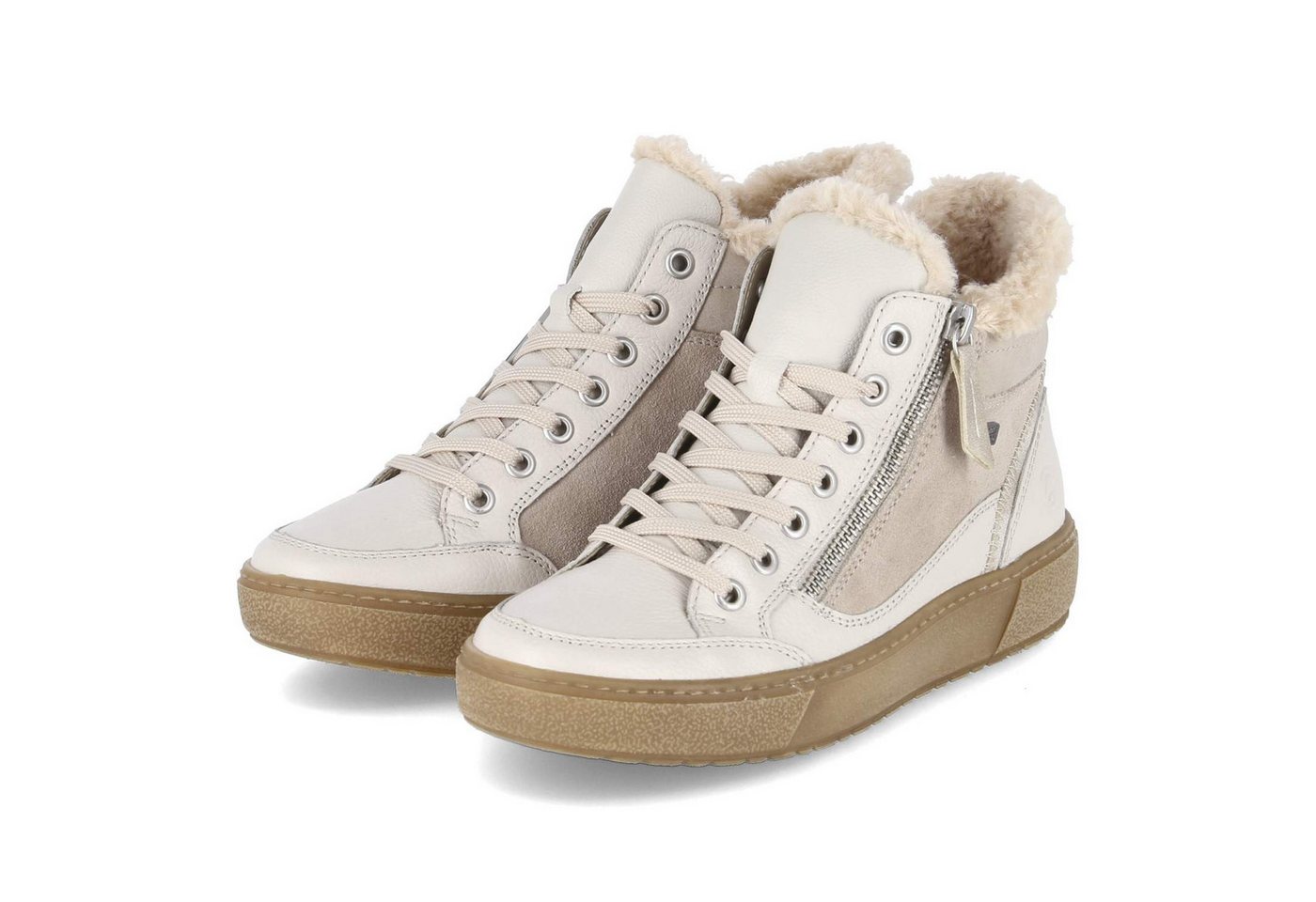 Remonte D2T72-80 Damen Leder und Synthetik weiss Winterstiefel