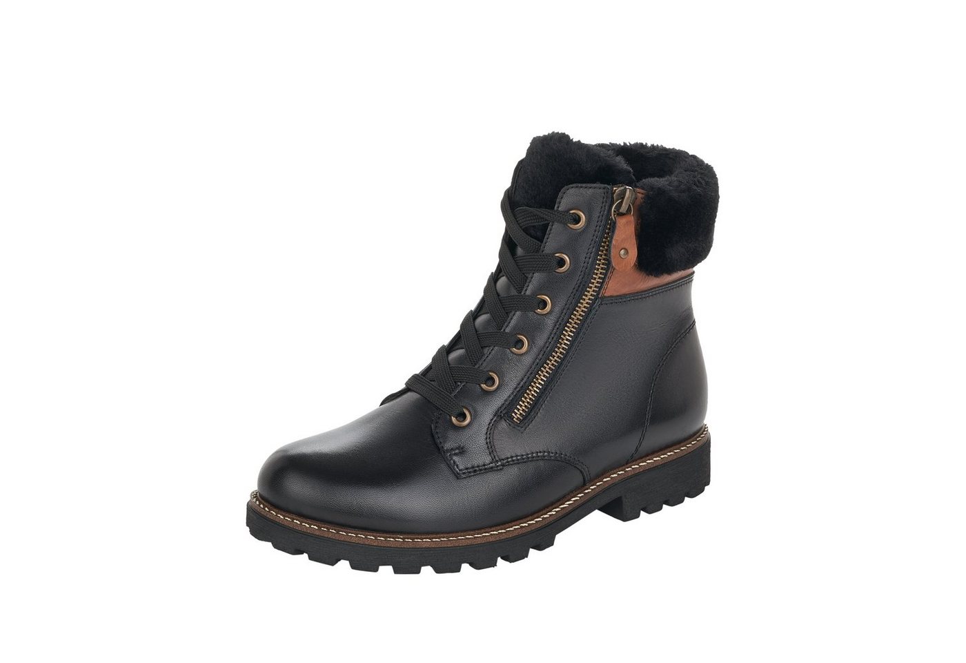 Remonte D8463 Schnürboots Lammfell