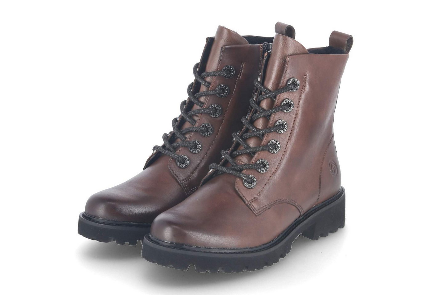 Remonte D8653-22 Damen Glattleder braun Schnürstiefel