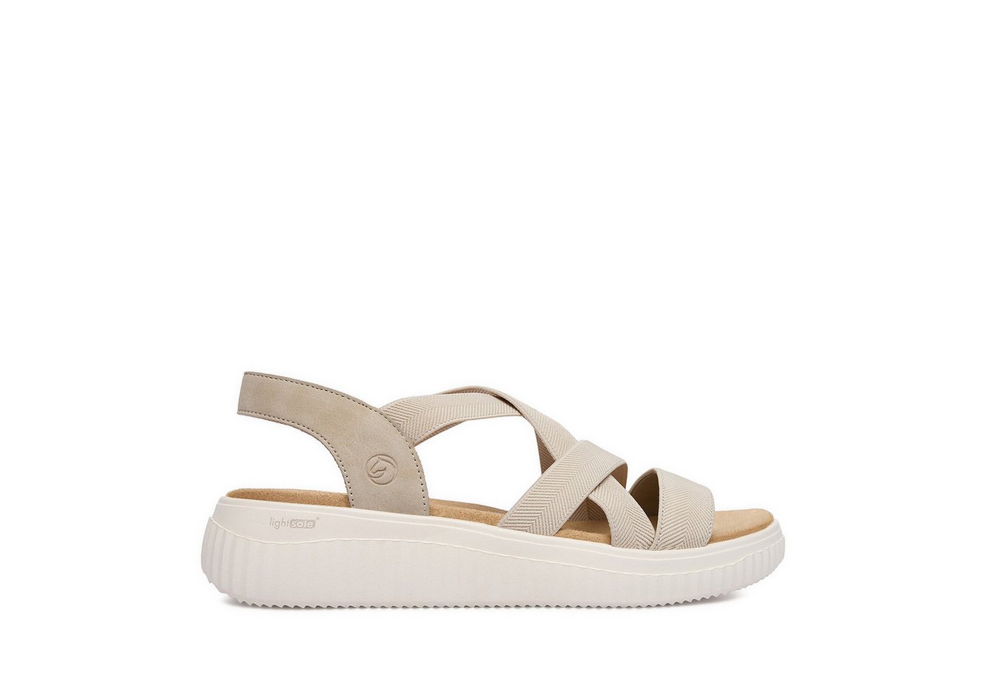 Remonte Damen-Sandalen Beige Sandale