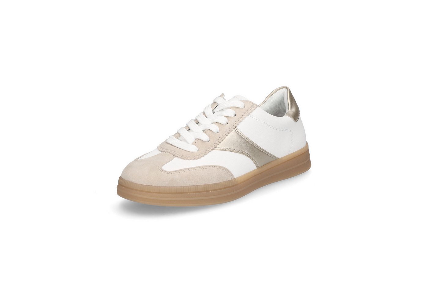 Remonte Damen Sneaker weiß gold Sneaker