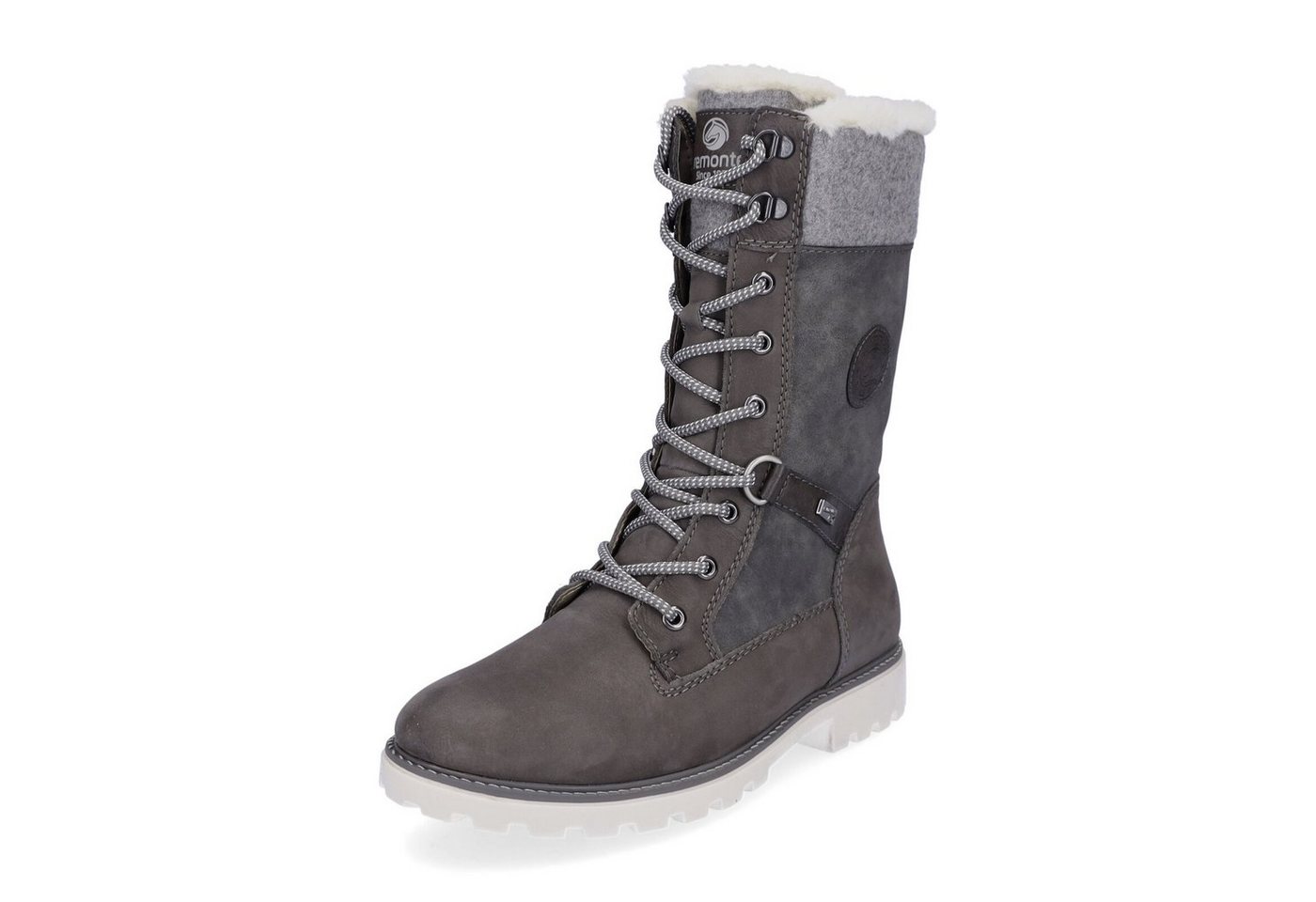 Remonte Damen Winter Schnürboot grau Schnürboots