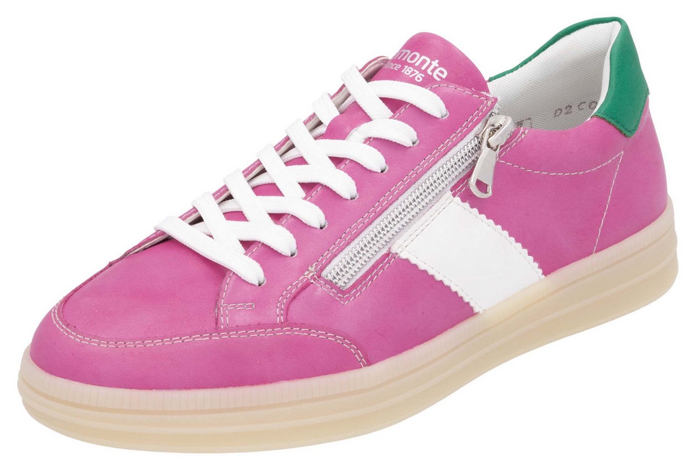 Remonte Plateausneaker, Freizeitschuh, Halbschuh, Schnürschuh, zusätzlichem Reißverschluss