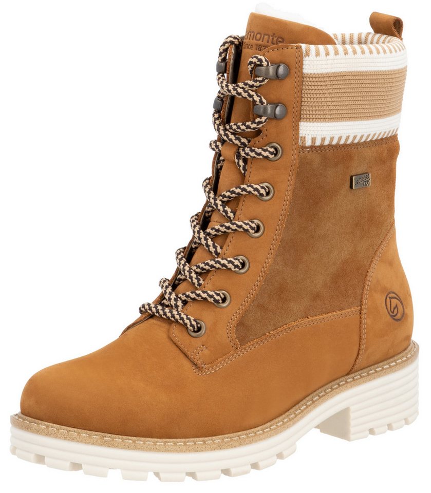 Remonte Elisabeth Hurley-Collection Winterboots, Schnürboots, Schnürstiefelette mit wasserabweisender TEX-Membran