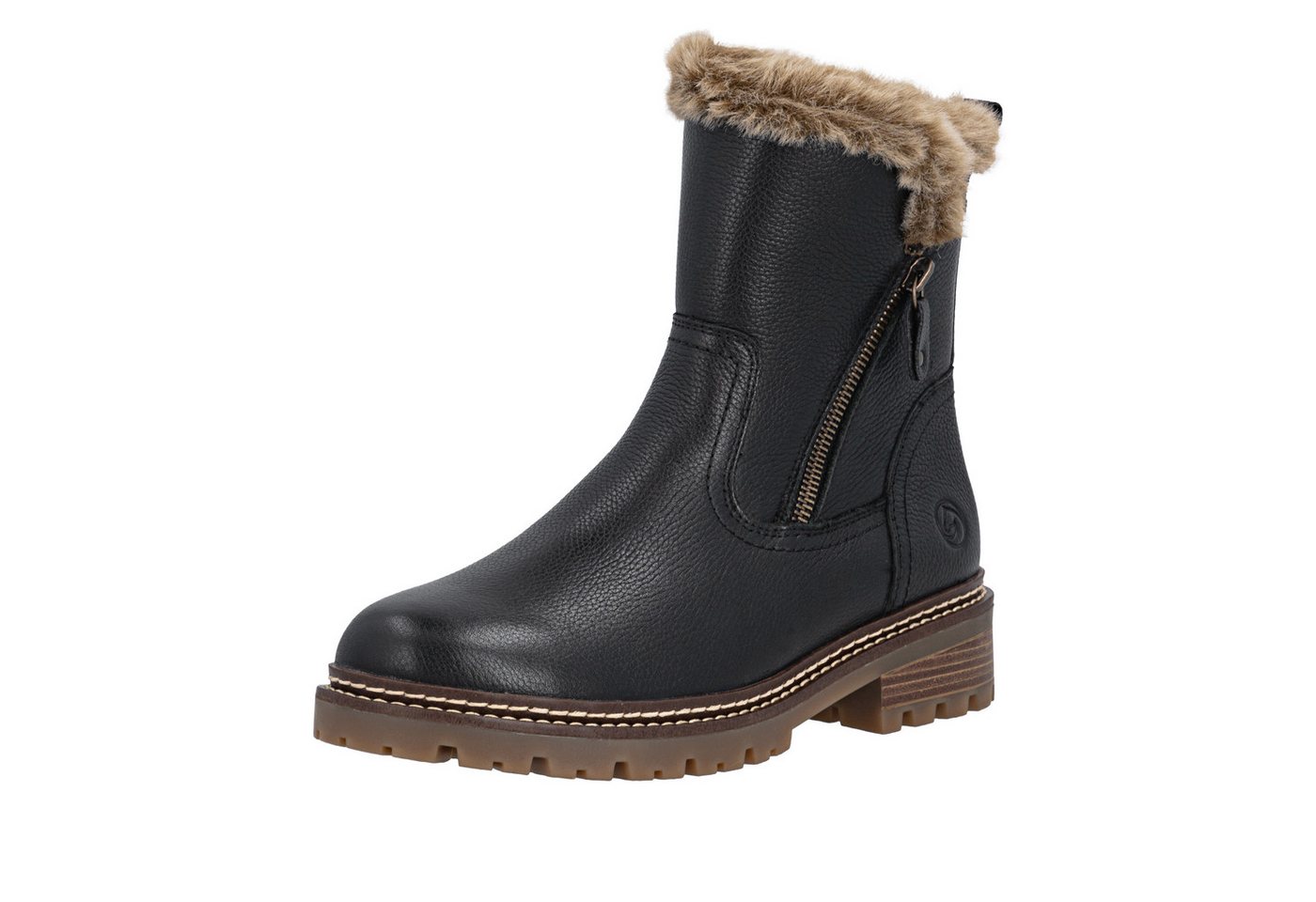 Remonte FIBER-GRIP Winterstiefelette Winterboots, Outdoorboots mit Schurwollfutter und TEX-Ausstattung