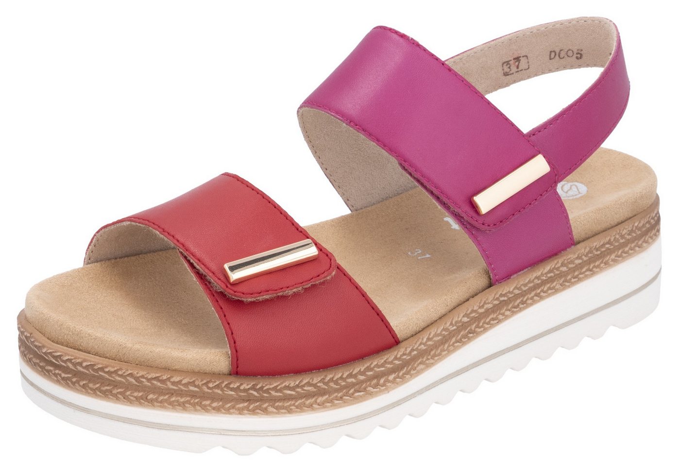Remonte Keilsandalette Riemchensandale, Bequemschuh mit Schmuckelementen