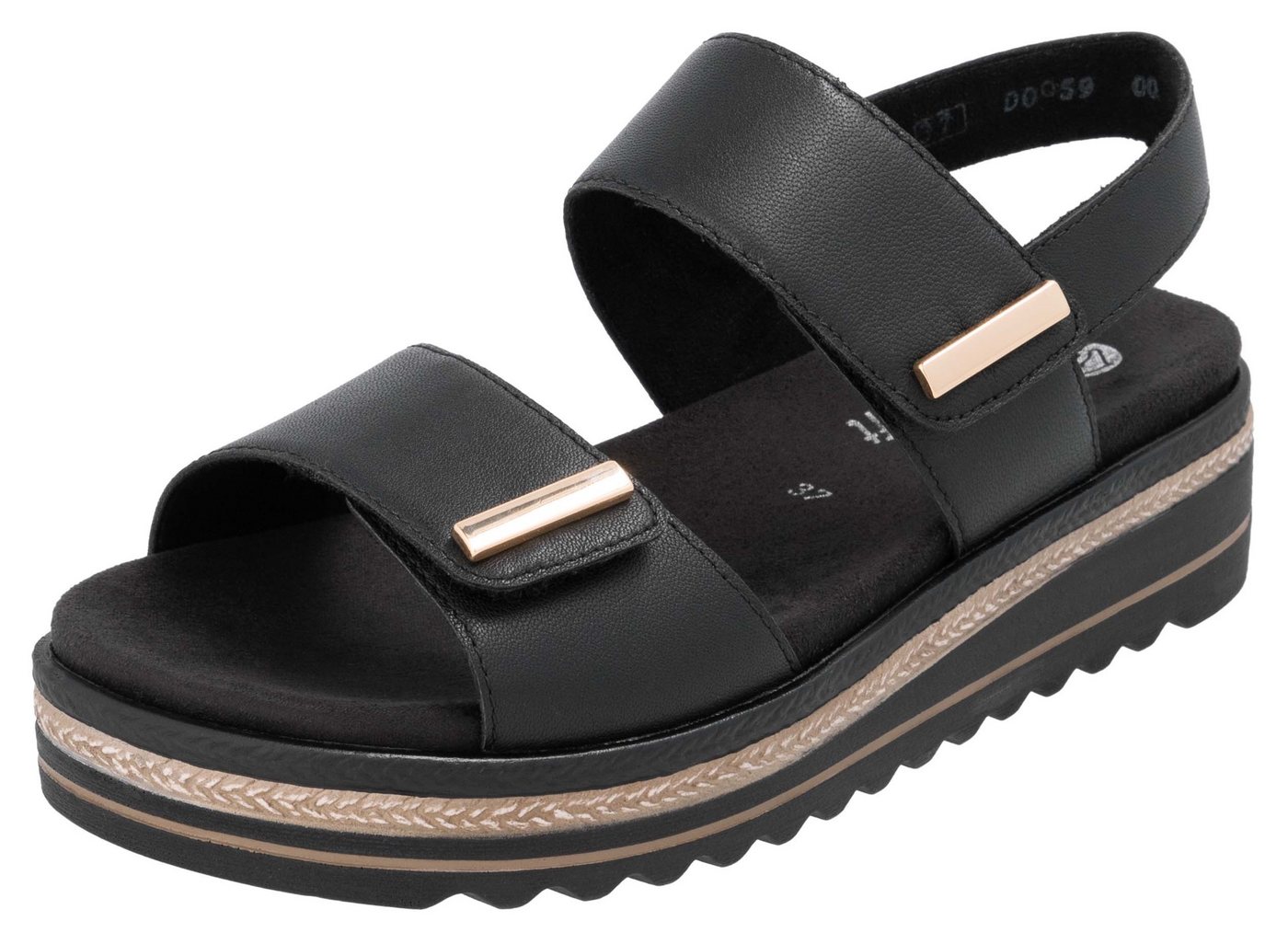Remonte Keilsandalette Riemchensandale, Bequemschuh mit Schmuckelementen