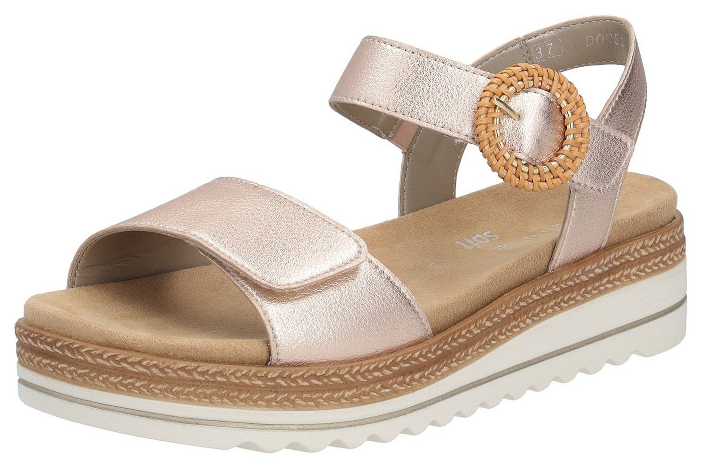 Remonte Keilsandalette Sommerschuh, Riemchensandale mit praktischen Klettverschlüssen