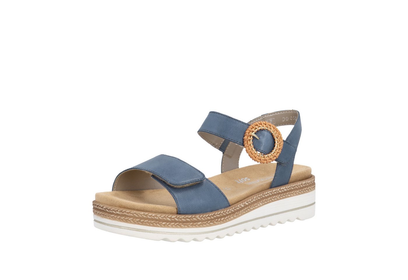 Remonte Keilsandalette Sommerschuh, Riemchensandale mit praktischen Klettverschlüssen