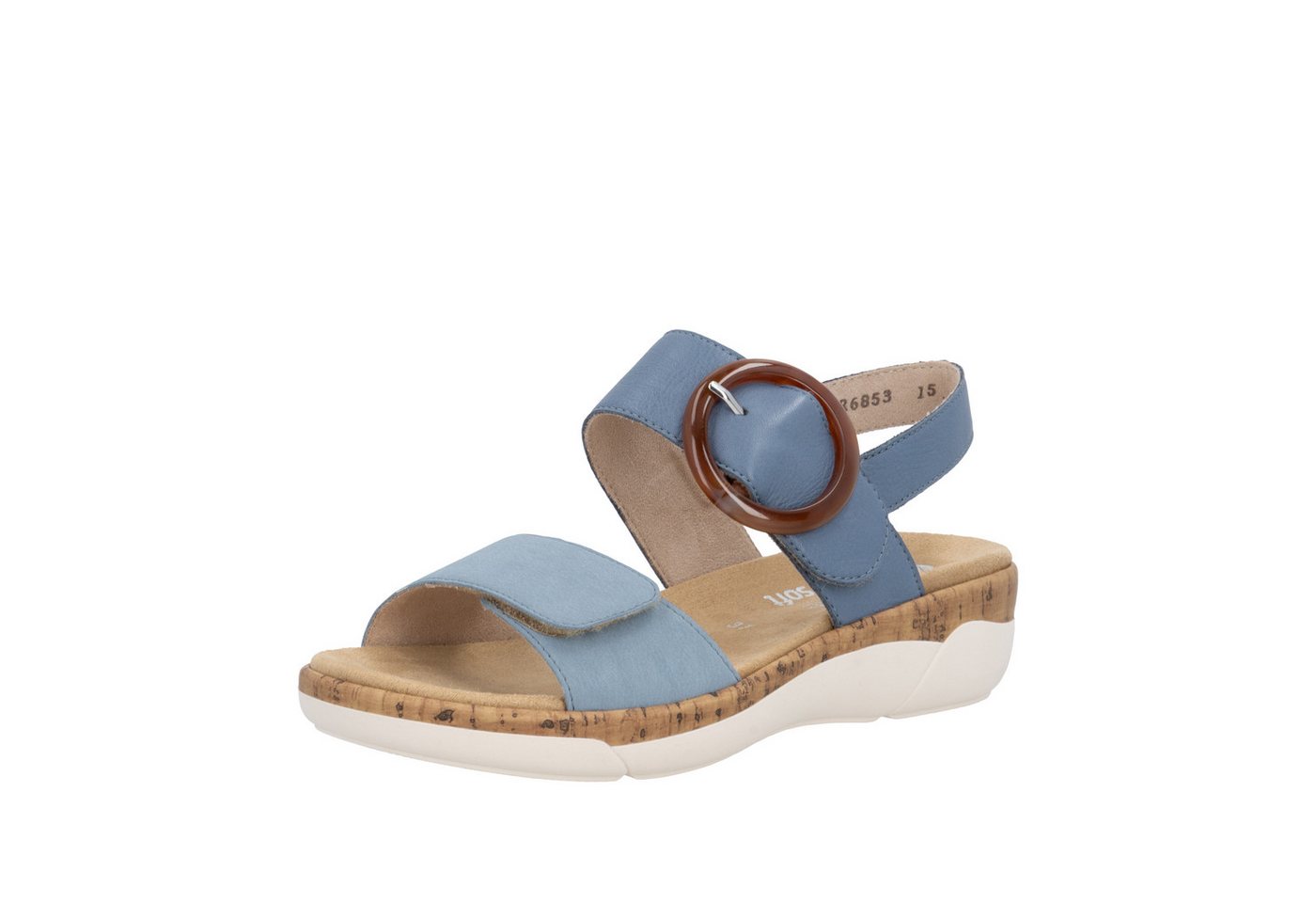 Remonte Keilsandalette Sommerschuh, Riemchensandale, praktische Klettverschlüsse