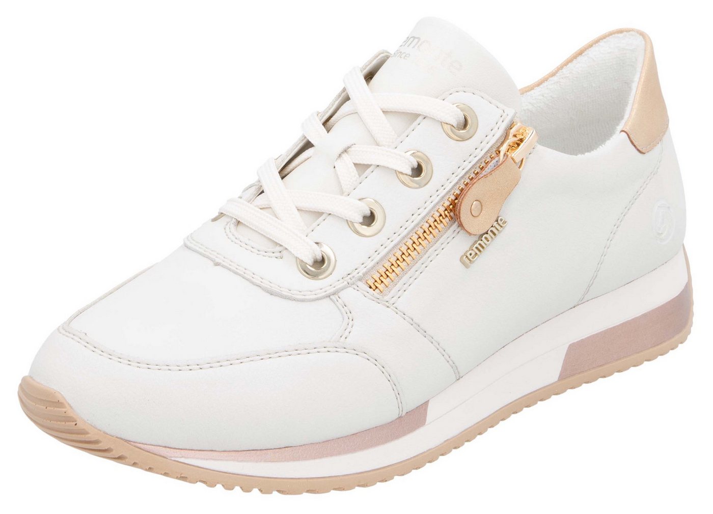 Remonte Keilsneaker, Freizeitschuh, Halbschuh, Schnürschuh in schmaler Form