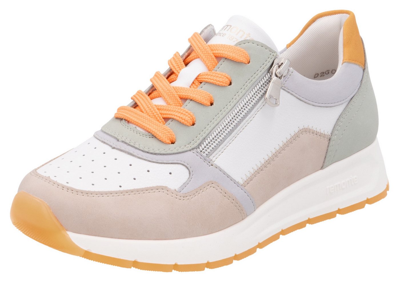 Remonte Keilsneaker, Freizeitschuh, Halbschuh, Schnürschuh mit gepolstertem Schaftrand