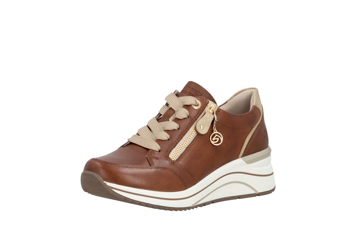 Remonte Keilsneaker, Freizeitschuh, Halbschuh, Schnürschuh mit Rieker TEX-Membran