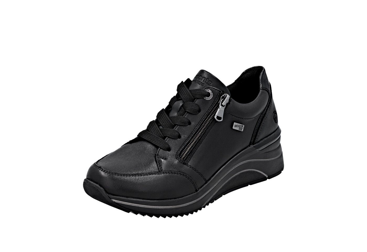 Remonte Keilsneaker, Freizeitschuh, Halbschuh, Schnürschuh mit Rieker TEX-Membran