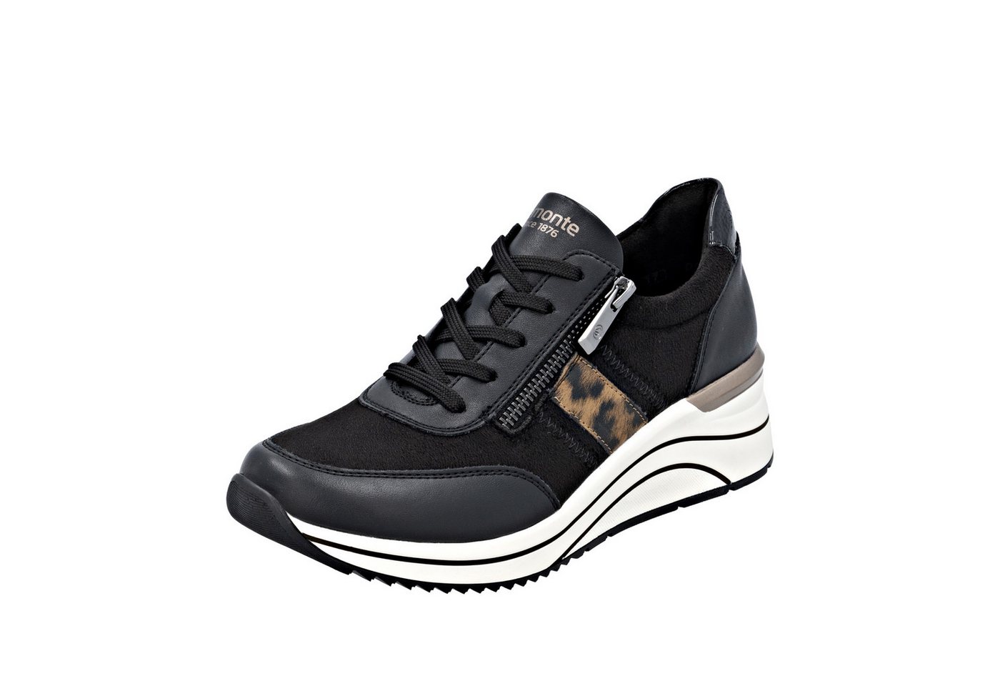 Remonte Keilsneaker Schnürschuh, Halbschuh, Freizeitsneaker in veganer Verarbeitung