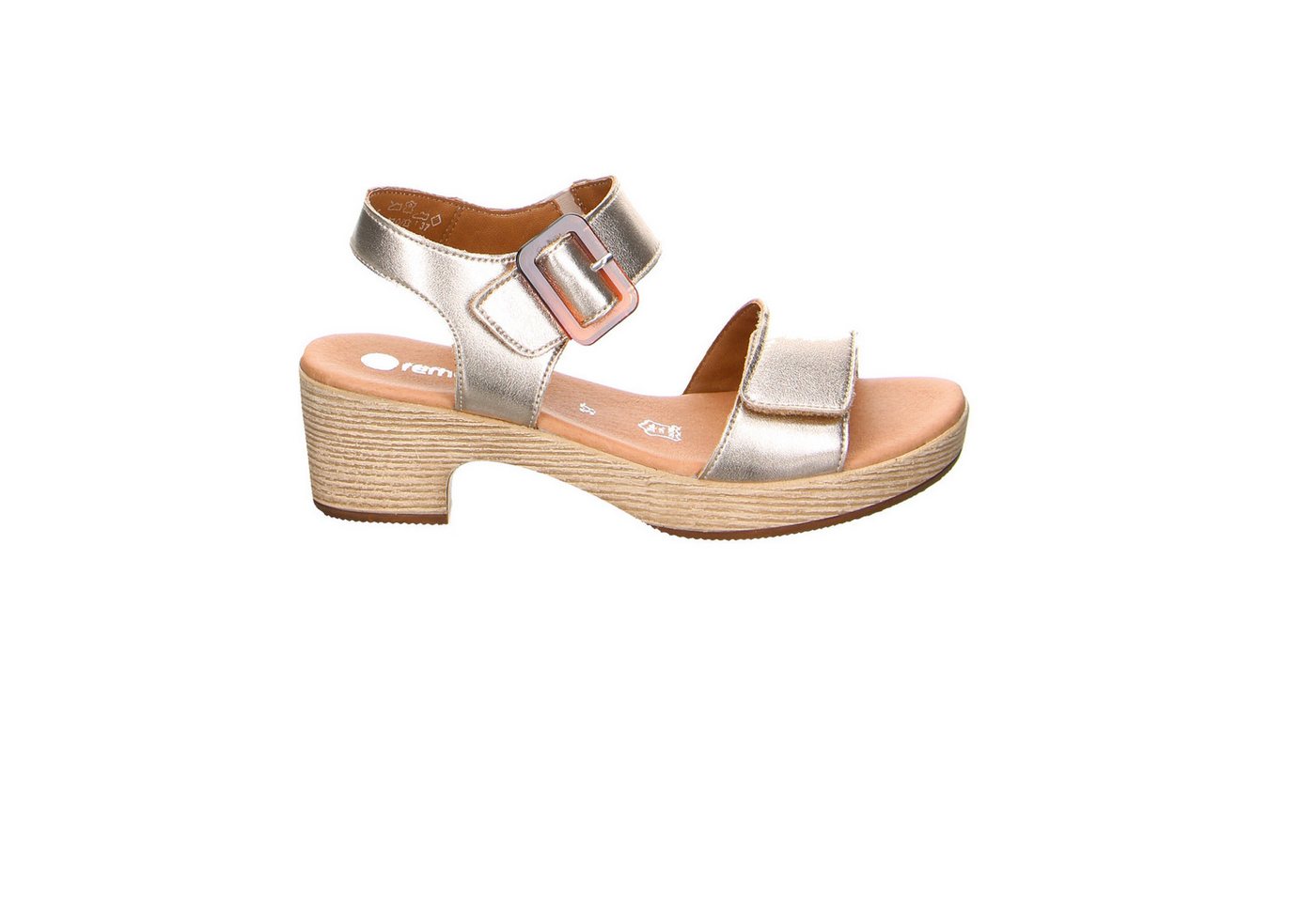 Remonte Leder Sandale Absatz braun Trekkingsandale