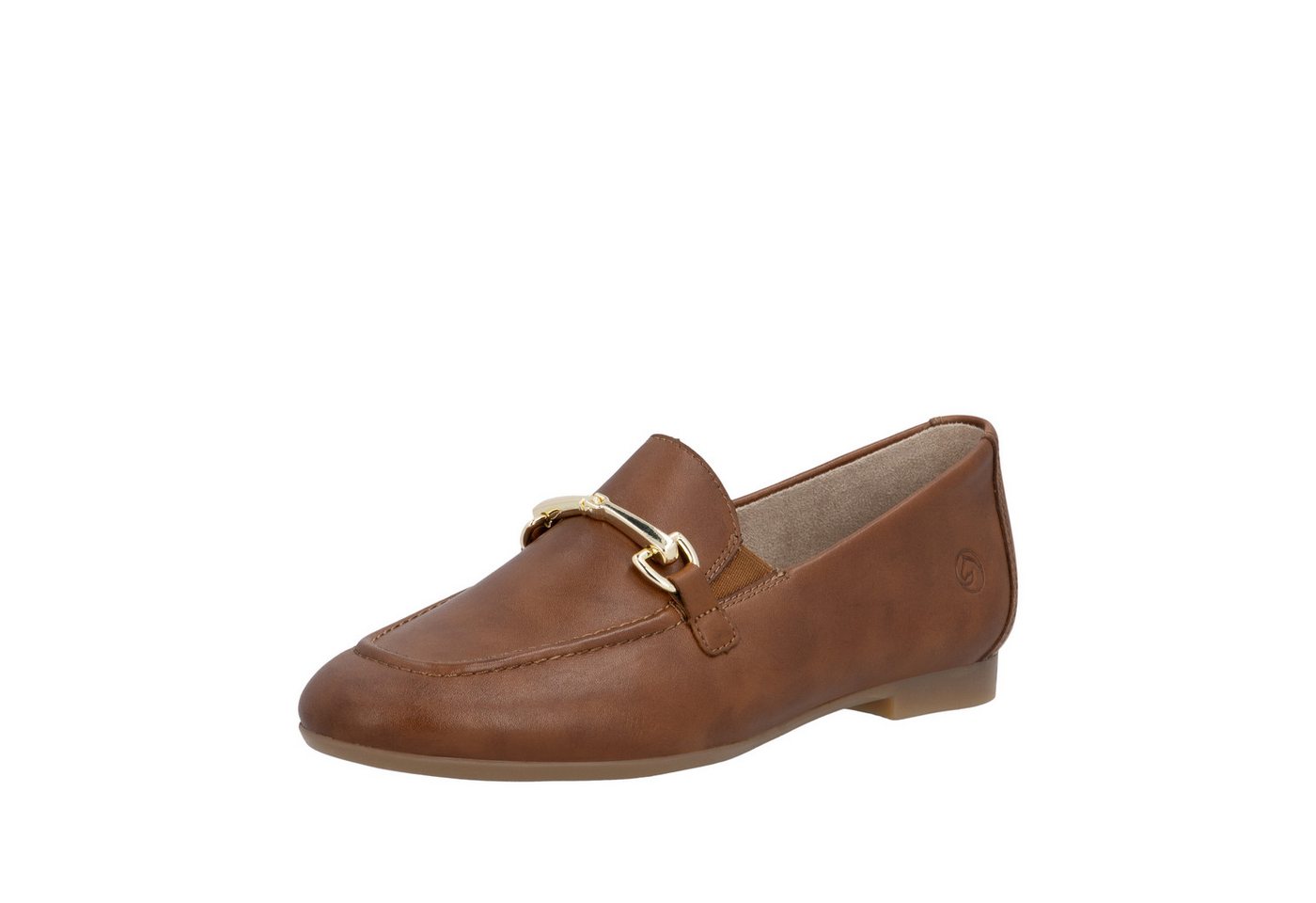 Remonte Loafer Slipper, Schlupfschuh, Spangenschuh mit kleinen Stretcheinsätzen