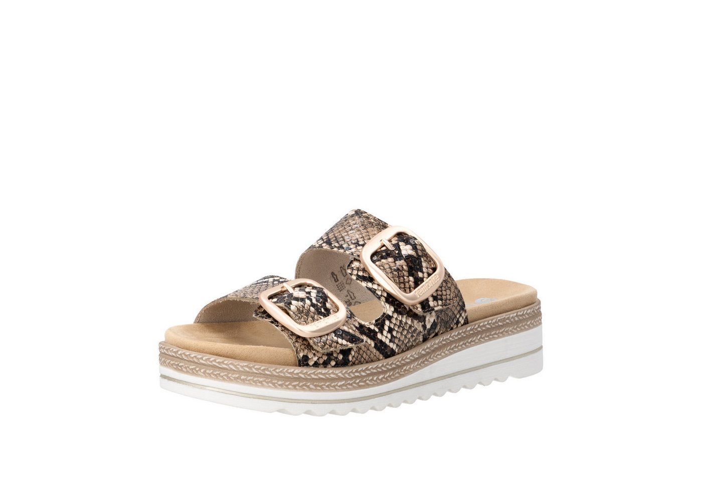 Remonte Pantolette Sommerschuh, Hausschuh, Klettschuh mit Lite´n Soft-Ausstattung