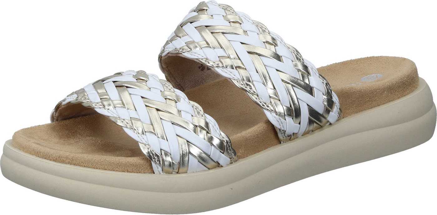 Remonte Pantoletten Pantolette aus strapazierfähigem Synthetik