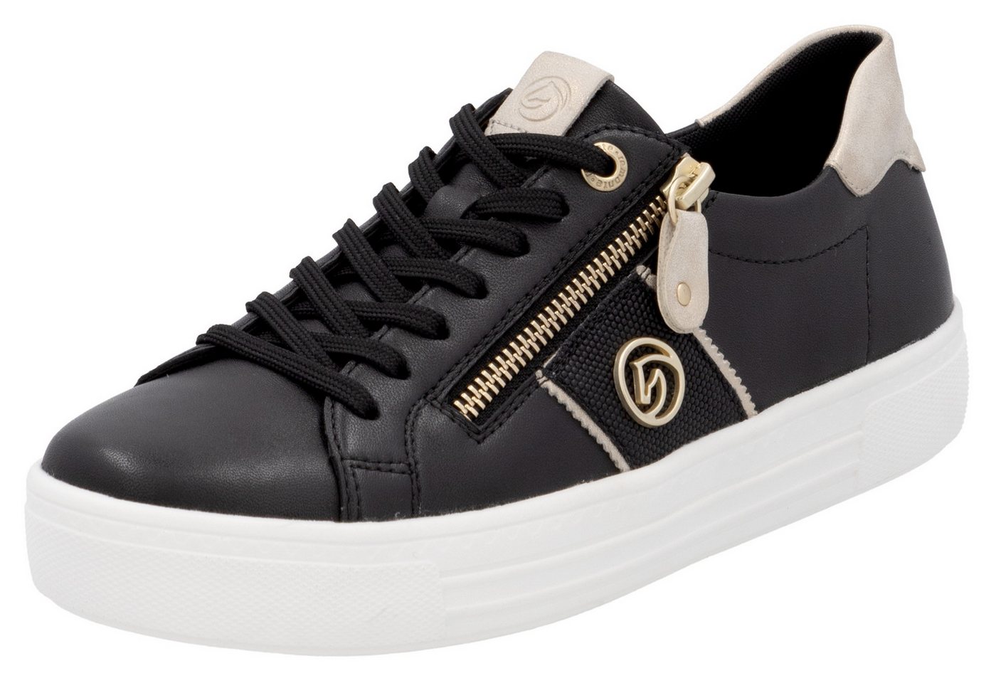 Remonte Plateausneaker, Feizeitschuh, Halbschuh, Schnürer, herausnehmbare Soft-Einlage