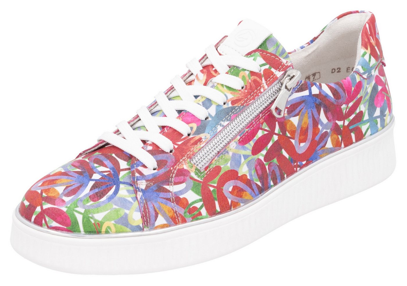 Remonte Plateausneaker, Freizeitschuh, Halbschuh, Schnürer mit gepolstertem Schaftrand