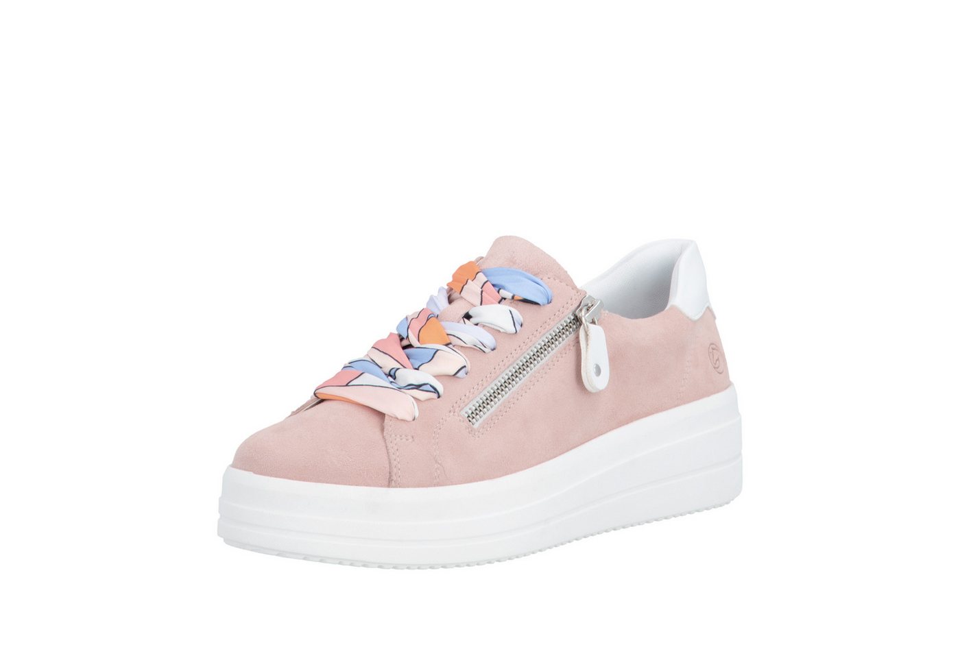 Remonte Plateausneaker Freizeitschuh, Halbschuh, Schnürer mit Wechselfußbett