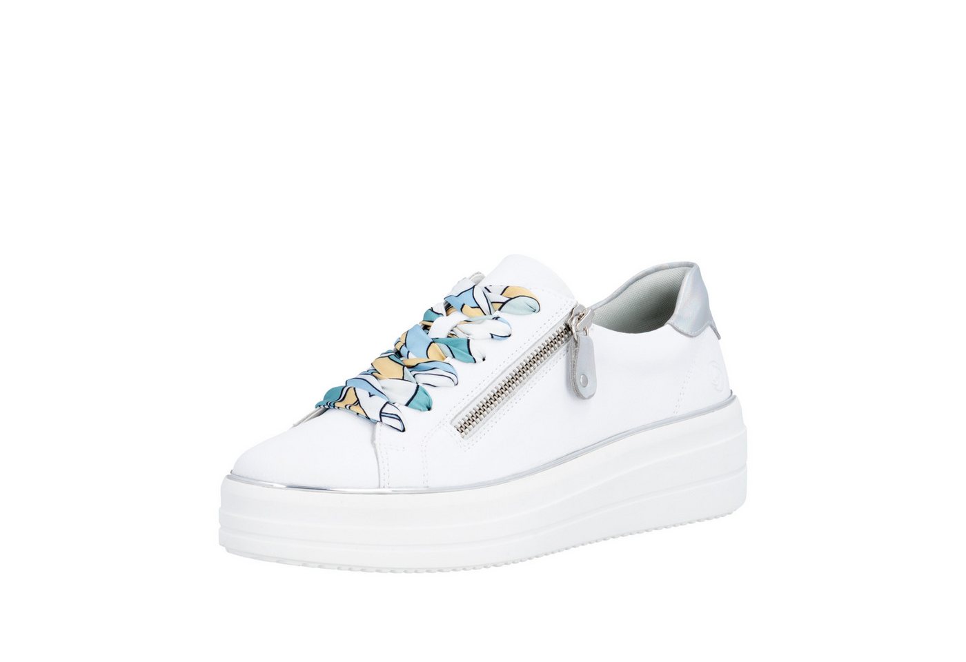 Remonte Plateausneaker Freizeitschuh, Halbschuh, Schnürer mit Wechselfußbett