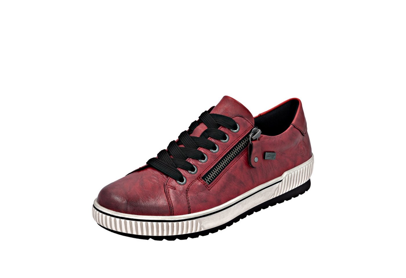 Remonte Plateausneaker, Freizeitschuh, Halbschuh, Schnürschuh mit Außenreißverschluss