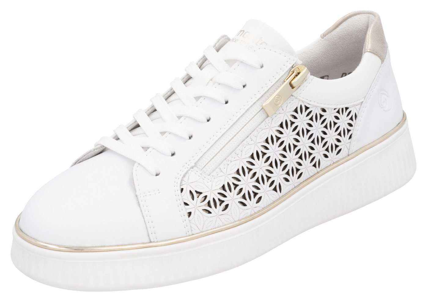 Remonte Plateausneaker, Freizeitschuh, Schnürer, Halbschuh mit Perforation