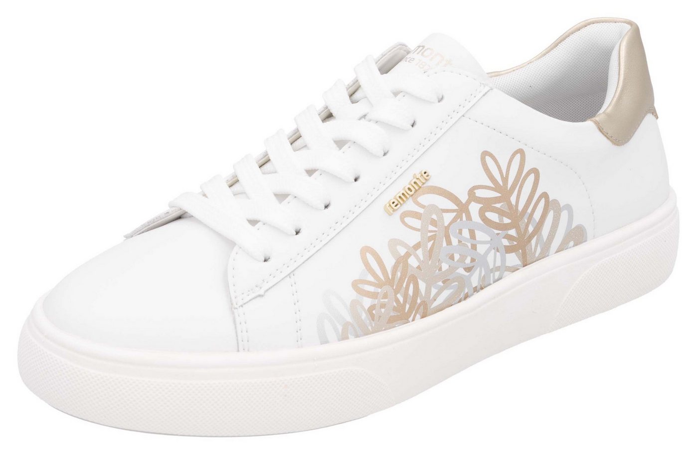 Remonte Plateausneaker, Schnürschuh, Freizeitschuh, Halbschuh mit Kontrastbesatz