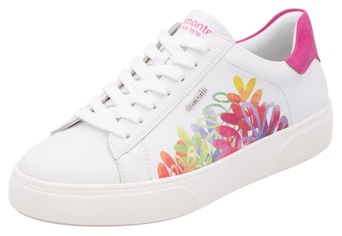 Remonte Plateausneaker, Schnürschuh, Freizeitschuh, Halbschuh mit Kontrastbesatz