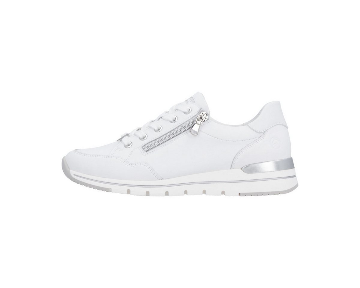 Remonte R6716 Damen Sneaker Turnschuhe, Sportschuhe, Freizeitschuhe, Halbschuhe, Schnürschuhe (weiß)