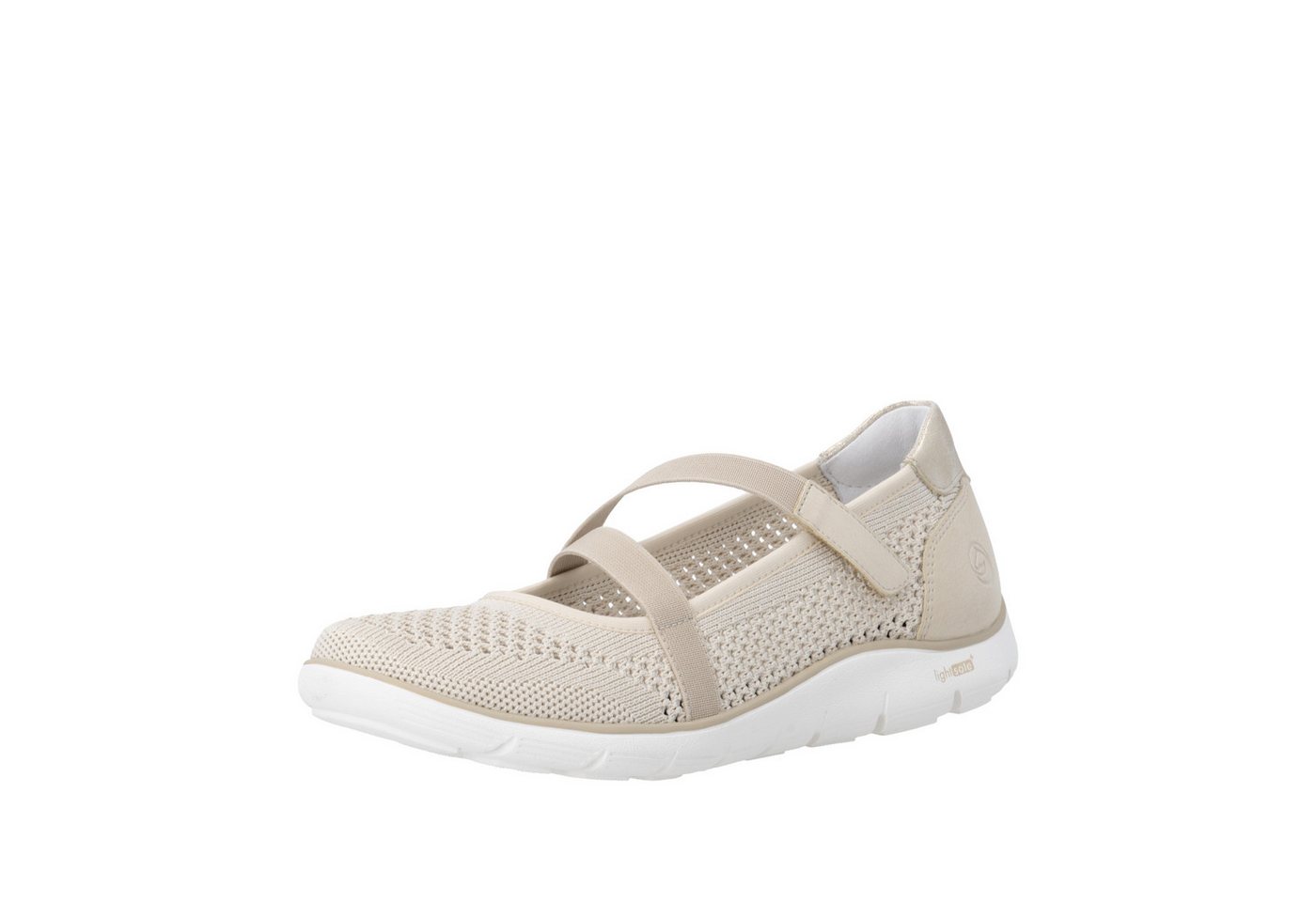 Remonte Riemchenballerina Klettschuh, Slipper mit Lite´n Soft-Ausstattung