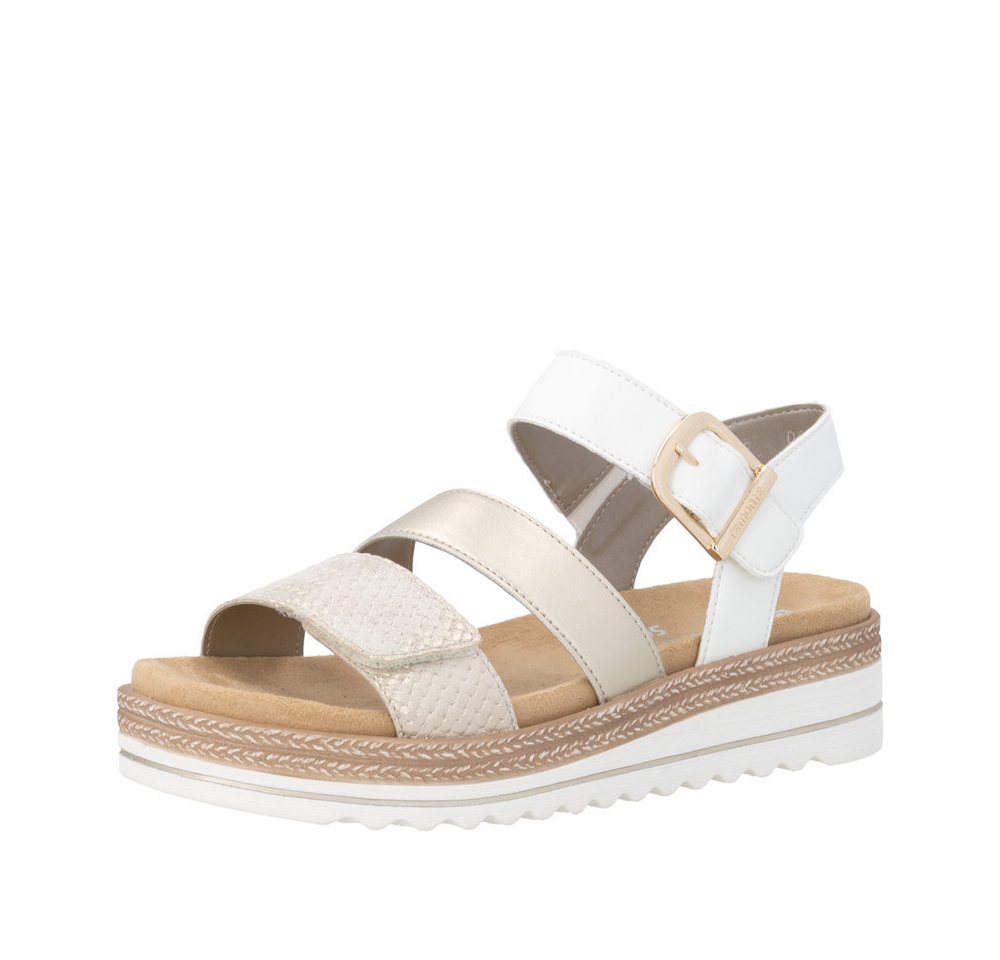Remonte Riemchensandalen Sandale (weiß)