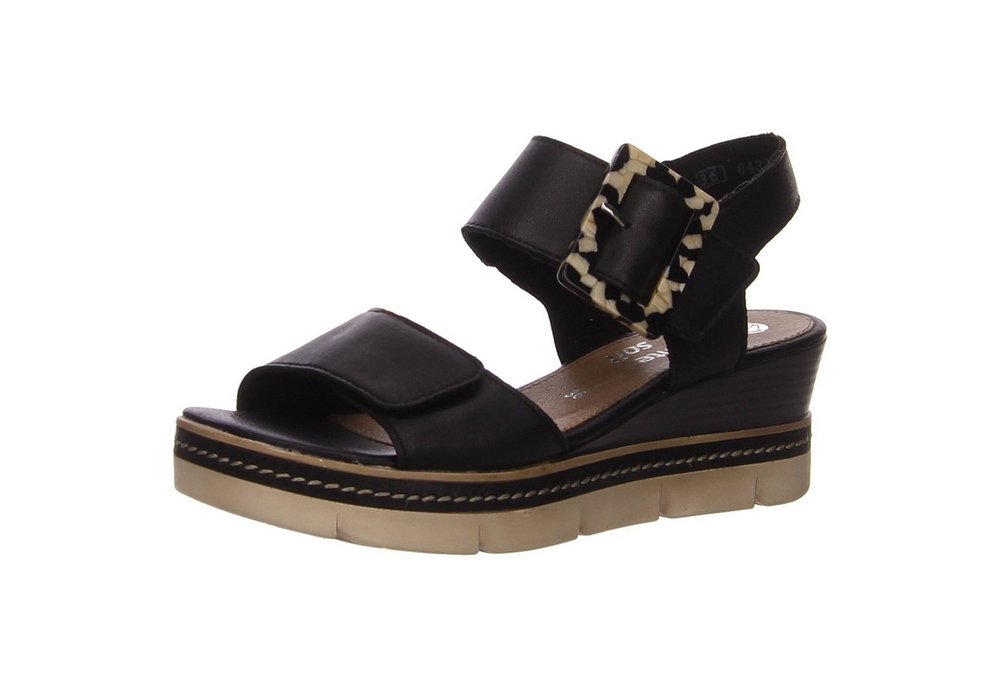 Remonte Riemchensandalette (schwarz)