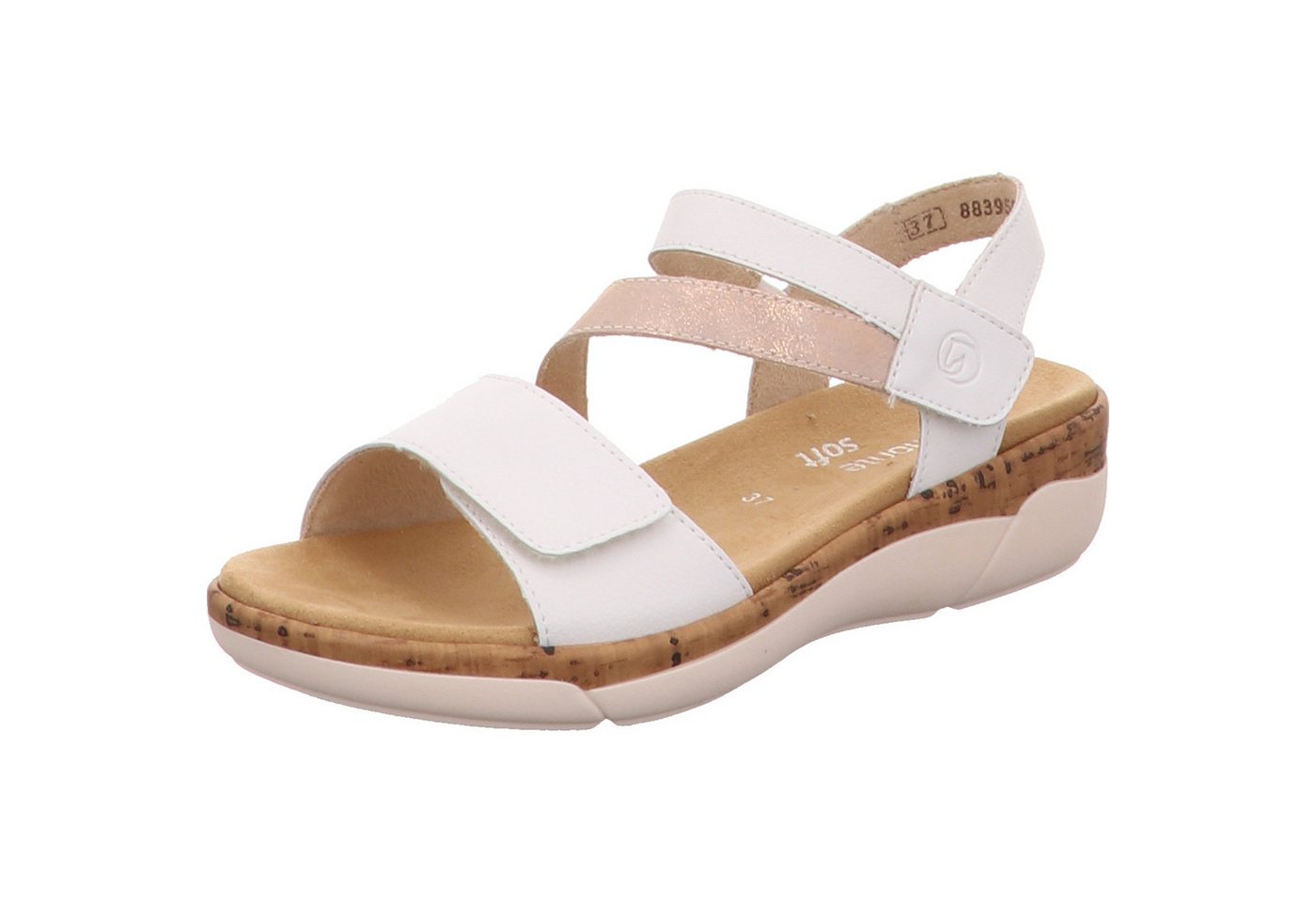 Remonte Riemchensandalette (weiß)